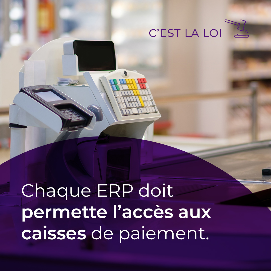 Accessibilité caisses de paiement